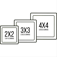 Size chart 3x3 inch tattoo