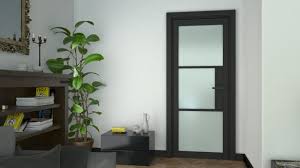 Heritage Black Frosted Glass Internal