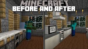 Minecraft Kitchen Mod Helping Mark Our Friendly Zombie In The Kitchen Minecraft Youtube