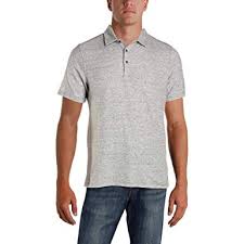 Ike Behar Ike Mens Pique Heathered Polo Shirt At Amazon