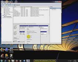 Selanjutnya plih disk management setalh itu pilih sebuah drive/ partisi yang akan di resize apabila pada komputer anda hanya. Cara Membuat Partisi Baru Tanpa Menghapus Data Shrink Volume Di Windows 7 Pintar Komputer