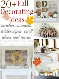 Fall Decorating Ideas Shared By Thespacebetweenblog Net On Remodelaholic Com Fall Decorating Falldec Fall Thanksgiving Decor Fall Halloween Decor Fall Decor