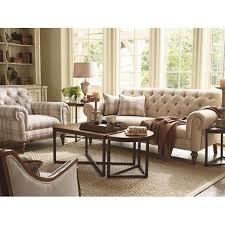 Schnadig Lynn Button Tufted Sofa With Exposed Wood Legs And Rolled Armrests Olinde S Furniture Sofa Baton Rouge And Lafayette Louisiana Upholstered Sofa Furniture Living Room Furniture