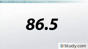 The nth percentile of a data set is the value at which n percent of the data is below it. Finding Percentiles In A Data Set Formula Examples Video Lesson Transcript Study Com