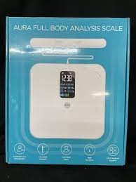NEW! Never used Aura Full Body Analysis Scale by Aura Fitness - BS20  (white) | eBay