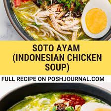 To serve, divide the noodles between four large bowls and pour the chicken stock over. Soto Ayam Recipe Indonesian Chicken Soup With Vermicelli Posh Journal