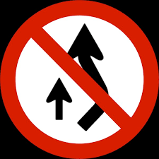 Berhenti tanda peringatan lalu lintas jalan tanda jalan simbol dilarang stop. Jual Rambu Dilarang Mendahului D 60cm Di Lapak Aneka Rambu Bukalapak