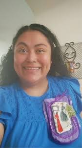 Handmade Brooch with Embroidery and Detachable Bookmark