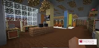 We're a community of creatives sharing everything minecraft! Minecraft Library Emerson Public Library Created In Minecraft Desktop Background On Our Catalog Search Co Library Decor Minecraft Library Backgrounds Desktop