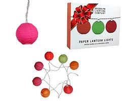 Brooklyn Lighting Company 9 Led Multi Color Paper Lantern String Lights Decorative String Lights Battery Operated String Lights Party Decor Supplies For Indoor Outdoor 6 Fee Colored Paper Lantern Wantitall