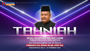 Ke gred s22 10.pembantu hal ehwal islam gred s19 adalah layak dipertimbangkan bagi kenaikan pangkat ke jawatan pembantu hal ehwal islam gred s22 yang kosong apabila telah: Uzivatel Pusat Islam Umk Na Twitteru Tahniah Seluruh Warga Pusat Islam Universiti Malaysia Kelantan Merakamkan Ucapan Tahniah Kepada Ustaz Khairudin Bin Mat Lazim Di Atas Kenaikan Pangkat Tbk Ke Jawatan Pembantu Hal