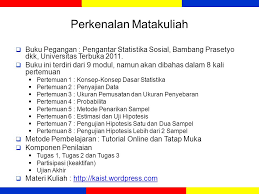Soal pengantar statistik sosial tugas mandiri pengantar statistik sosial (isip4215) petunjuk: Contoh Soal Pengantar Statistik Sosial