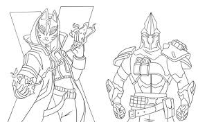 Dibujos Para Colorear De Fortnite Temporada 9
