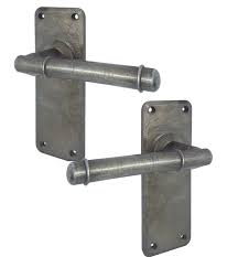 We are australia's leading wrought iron door provider with the best quality doors in the market. Light Pewter Cottage Style Wrought Iron Door Handles Without Keyhole Rustproof Finish Hf101