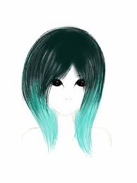 Then, starting from the bottom, paint the bleach onto your hair using upward strokes. Girl With Turquoise Dip Dyed Hair By Vynncyskullie On Deviantart