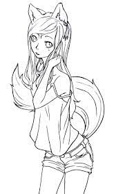 Find more anime fox coloring page pictures from our search. Pin On Lineart