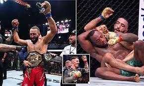 Leon Edwards is BEATEN by Belal Muhammad to spoil the party in Manchester  at UFC 304... but Tom Aspinall destroy Curtis Blaydes with incredible  first-round knockout | Daily Mail Online