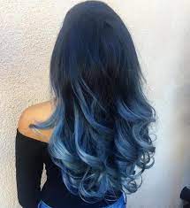 40 Fairy Like Blue Ombre Hairstyles Hair Styles Blue Ombre Hair Hair Color Blue
