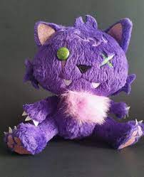 Monster High Clawdeen Wolf Pet Crescent Purple Kitty Cat Plush Stuffed Animal Cat Plush Plush Stuffed Animals Cute Stuffed Animals