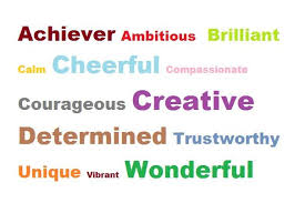 positive words to describe yourself in