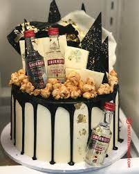 Our bakery specializes in cookie trays that add a sweet touch to your. 50 Vodka Cake Design Cake Idea October 2019 Alcohol Birthday Cake Birthday Desserts Elegant Birthday Cakes