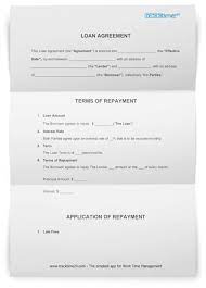Loan agreement stamp duty rates: Loan Agreement Free Template Word Pdf Download Tracktime24