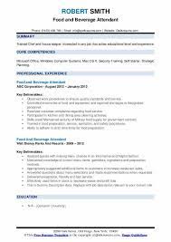 A resume is not just a document that chronicles your work experience, educational history once you done an assessment of what you can offer to the company, it should become very clear which resume format would best serve your interest. Food And Beverage Attendant Resume Samples Qwikresume