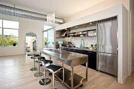 Use kitchen island cabinets for storing large appliances and other kitchen items. 57 Beautiful Small Kitchen Ideas Pictures Kitchen Wall Design Kitchen Designs Layout One Wall Kitchen