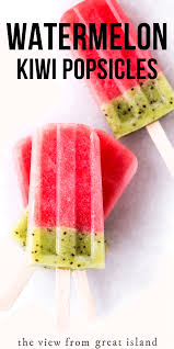 Maybe you would like to learn more about one of these? Watermelon Kiwi Popsicles Fresh Fruit Popsicles Are The Ultimate Healthy Summer Dessert Easy Health Kiwi Popsicles Fruit Popsicle Recipes Healthy Popsicles