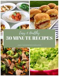 From comfort food to sophisticated fare, rachael ray delivers her dishes in a cinch on 30 minute meals. Healthy 30 Minute Meals 29 Easy Dinner Recipes