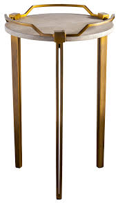 Putnam Mason Shagreen Brass Accent Table Furniture Furniture Tables Side End Tables Metal Natu Brass Accent Table Neoclassical Furniture Furniture Dining Table