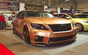 Tokyo Auto Salon Lexus Ls With A Spindle Grille Louis Vuitton Interior Lexus Ls Lexus Custom Grill