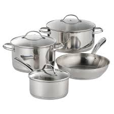 Info previewcovered stock pot by tramontina. Tramontina 7 Piece Stainless Steel Cookware Set Reviews Wayfair