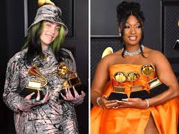 December 18, 2001), known professionally as billie eilish, is an american singer and songwriter born and raised in los angeles, california. Winners At The 2021 Grammys Billie Eilish Bags Record Of The Year Megan Thee Stallion Wins Best New Artist Award The Economic Times