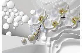 Купить фотообои Орхидеи 3D арт. 109047 на стену: цены, фото, каталог -  интернет-магазин «LIKE»