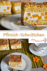 Pfirsich Schnittchen Lebensmittel Essen Pfirsich Schnittchen