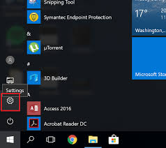 After a windows update or an invalid configuration) the settings icon isn't displayed when you click at the start button (settings icon is missing). Windows 10 Uninstall A Program