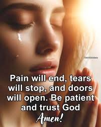 FB/JOKERAttitudo Pain will end, tears will stop, and doors will open. Be  patient and trust God Amen!