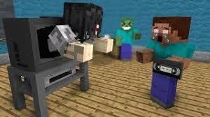 Monster School The Ring Horror Game Challenge Minecraft Animation Monster School Minecraft School School Videos