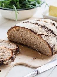 The grain is believed to have originated in asia in prehistoric times and was brought to europe in the because rye is mostly consumed as a whole grain, its bread is very rich in dietary fiber and bioactive phenolic compounds. Wholegrain Bread German Rye Wholegrain Bread German Rye Rye Bread A Real German The Rye Starter Is Used To Lightly Sour The Bread And Improve The Texture Gakmestienek