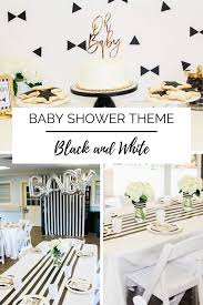 Baby Boy Png Black And White How To Throw A Black And White Baby Shower Find All The Decor And Food Over On The Blog Celebration Sty In 2020 White Baby Showers Black And White Baby Baby Shower