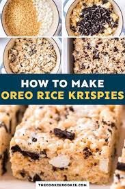 Oreo Rice Krispie Treats Recipe The Cookie Rookie In 2020 Rice Krispy Treats Recipe Oreo Rice Krispie Treats Krispie Treats Recipe