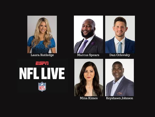 ESPN to Relaunch NFL Live in August with New Host Laura Rutledge and  Analysts Marcus Spears, Dan Orlovsky, Mina Kimes and Keyshawn Johnson - ESPN  Press Room U.S.