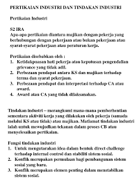 9 Pertikaian Tindakan Industri