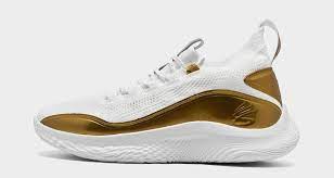 Customized stephen curry basketball shoes. Under Armour Curry 8 White Gold Release Information Nice Kicks