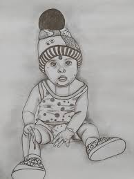 It's like a difficult work of final product or service plus its a free side. Cute Baby Pencil Drawing Kirsana Facebook