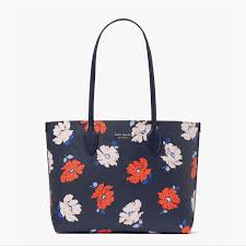 Túi Tote Kate Spade New York Bleecker cỡ lớn (Parisian Navy Multi)