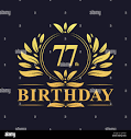 77th birthday hi-res stock photography and images - Alamy