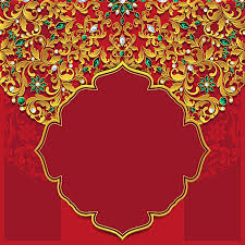Red Wedding Invitation Card Vector Background Red Wedding Invitations Wedding Invitation Vector Wedding Invitation Background