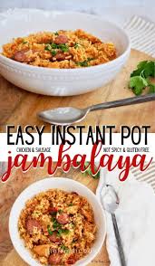 Easy Instant Pot Chicken Sausage Jambalaya Recipe In 2020 Chicken And Sausage Jambalaya Instant Pot Recipes Pot Recipes